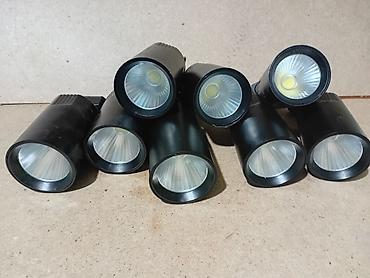 Projektorlar: Mağaza relsi üçün LED proyektor işıqları (track light) - Korpus: qara — 1