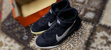 кыргызча кийимдер: Кроссовки Nike для детей/подростков - Цвет: черный с серебристыми — 2