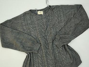 sweter w chmurki: Papaya, Sweter damski, rozmiar L — 1
