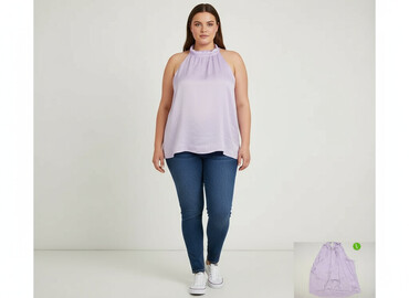 bluzki w serek plus size: BODY FLIRT, Жіноча блуза, розмір 5XL