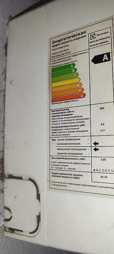 Kondisionerlər: Kondisioner Electrolux, İşlənmiş, 40-45 kv. m, Kredit yoxdur — 4