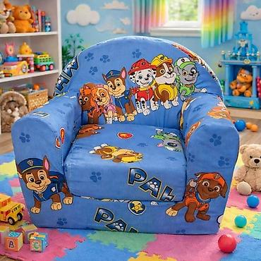 Foteljice: Mala fotelja 🪑 Dimenzije: 55×45 cm ✨ Sedeći deo: 30×30 cm 🛏️ — 10