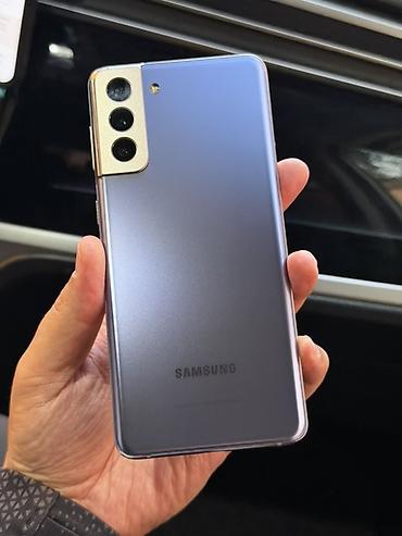 goggle pixel: Samsung Galaxy S21 Plus 5G, Б/у, 256 ГБ, цвет - Фиолетовый, 1 SIM — 1
