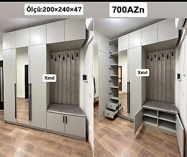 Dəhliz üçün funksional kupe dolab dəsti - Ölçü: 200 × 240 × 47 sm - lalafo.az -da Dəhliz üçün funksional kupe dolab dəsti - Ölçü: 200 × 240 × 47 sm -