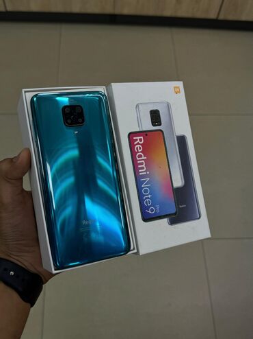 redmi note 7 qiymeti islenmis: Xiaomi Redmi Note 9 Pro, 64 ГБ, цвет - Синий, 
 Гарантия, Сенсорный, Отпечаток пальца