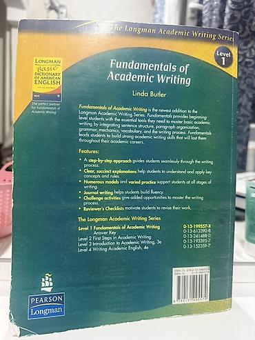 Книги и журналы: Məhsul: Fundamentals of Academic Writing (Level 1) – Linda Butler — 2