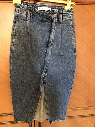 cins pencekler: Джинсы, Zara, S (EU 36), цвет - Синий