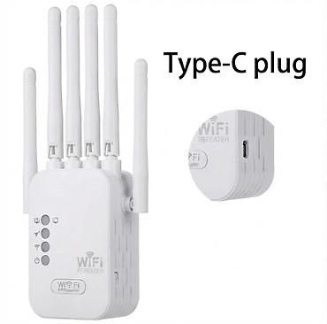 wifi ap repeater: Wi‑Fi Siqnal Gücləndirici Repeater - 2.4 GHz diapazonunda işləyən — 4