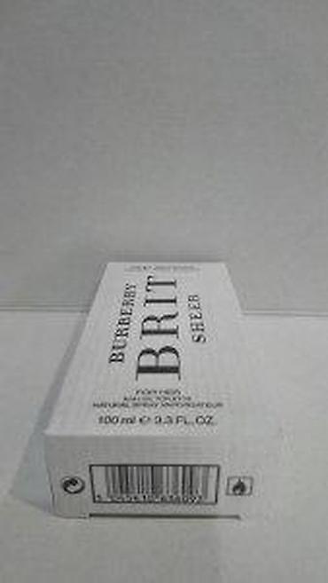 Parfemi: BURBERRY BRIT SHEER EDT100ML TSTR | Burberry Brit Sheer edt100ml — 10
