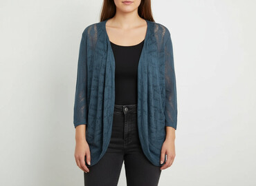 sweter z koronką reserved: Кардиган жіночий, розмір XL