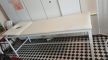 paris mebel: Yeni, Masaj kuşetkası, Qatlanmayan, rəng - Ağ — 1
