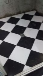 Kafel və metlax: Mərmər naxışlı keramika kafel/divar örtüyü – dekorativ vanna otağı və — 27