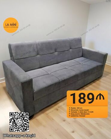 Sifarişlə mətbəx mebeli: Di̇van-kravat, Açılan, Bazalı, Ödənişli çatdırılma