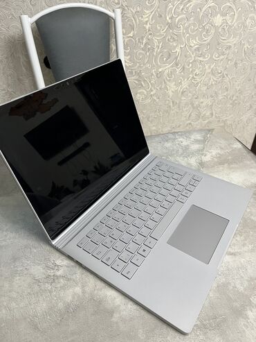 коробка для видеокарты: Ноутбук, Microsoft Surface, 16 ГБ ОЗУ, Intel Core i7, 13.5 ", Б/у, Для работы, учебы, память NVMe SSD