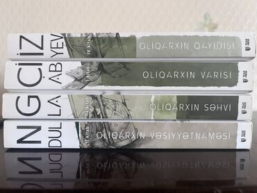 Bu kitab dəsti “Oligarxın qayıdışı”, “Oligarxın varisi”, “Oligarxın