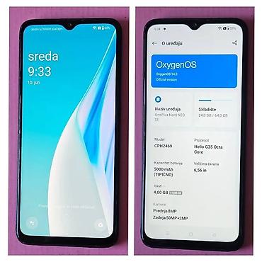 icloud cena: OnePlus Nord 20 SE - 64gb memorije - 4gb(+4gb) Rama-50Mpx. samo 80E — 2