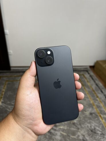 купить ipod nano: IPhone 15, Колдонулган, 128 ГБ, Black Titanium, 100 %