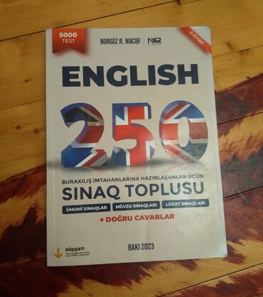 Testlər: Nərgiz R.Nəcəf English 250 sınaq toplusu 2023 . içi təmizdir lalafo.az -da Testlər: Nərgiz R.Nəcəf English 250 sınaq toplusu 2023 . içi təmizdir