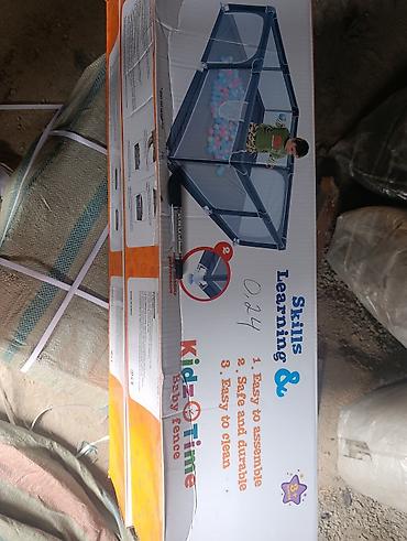 Детский манеж Kidz-Time Baby Fence - Простая сборка - Безопасная и at lalafo.kg Детский манеж Kidz-Time Baby Fence - Простая сборка - Безопасная и