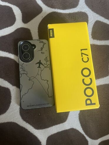 поко с61: Poco C75, түсү - Кара, 2 SIM
