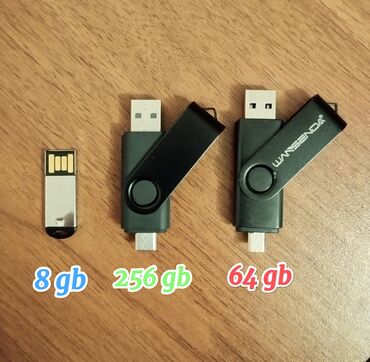 mini vifi: Flash kart 64 GB, USB 2.0, İşlənmiş