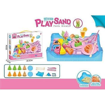 figura deda mraza: MAGIČNI PESAK – kreativni set za igru (šifra proizvoda: 25) Opis — 1