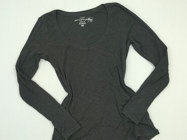 czarne ażurowe bluzki: Bluzka Damska, H&M, M, stan - Bardzo dobry