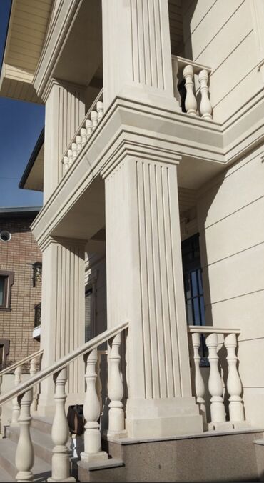 Фасадные плиты Сары-Таш (Травертин): Сары Таш • Гранит • Мрамор Баардык түрүн орнотобуз – каалаган дизайнда — 14