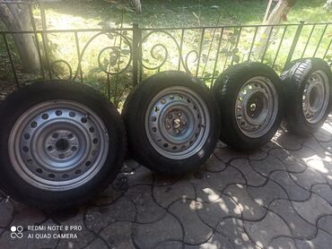 датчик давления шин тойота: Дөңгөлөктөр монтажда 205 / 60 / R 16, Кыш, Колдонулган, Комплект, Жеңил унаалар, Темир, тешиктери - 5