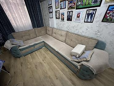 Divanlar: Künc divan – böyük ölçülü, U/L-formalı model - Rəng: toz-bej oturacaq — 4