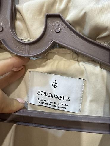 Плащи: Плащ, Stradivarius, M, цвет - Бежевый — 2