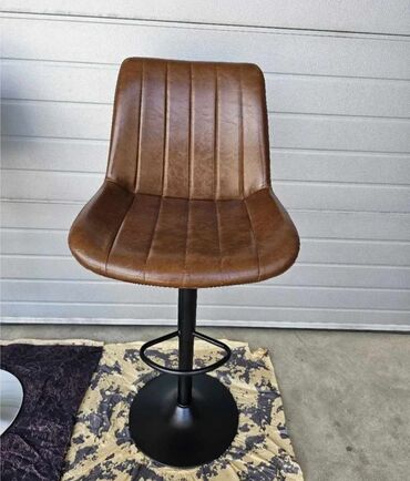 Stolice: Nove moderne barske stolice Hromirana baza, postolje sa gasnim liftom — 1