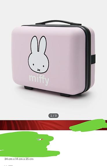 muske paciotti patike: Tvrdi ručni kofer/torbica Miffy – roze - Dimenzije: 34 x 14 x 25 cm — 1