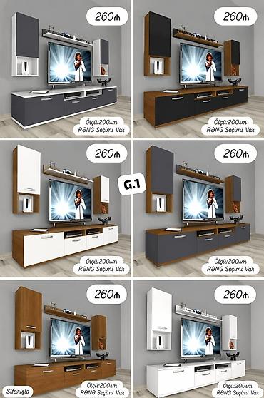 mini projektor: Yeni, Düz TV altlığı, Polkalı — 1