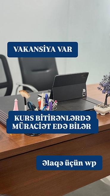 20 yanvar satici isi: Ofis menecer, katib tələb olunur, İstənilən yaş, Təcrübəsiz — 1
