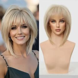 Perike i klipse: Perike od sintetičkih vlakana – crna boja - Stilovi: duga ravna sa — 8