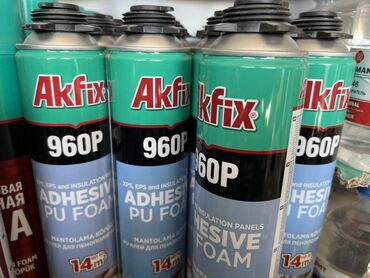 клей для обоя: Монтажная полиуретановая пена Akfix 960P предназначена для заполнения