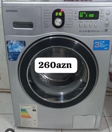 Paltaryuyan maşınlar: Paltaryuyan maşın Samsung, 6 kq, Avtomat, Qurutmasız, Kredit yoxdur