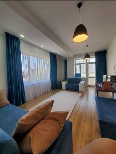 сдается комната кок жар: 2 комнаты, 79 м², Элитка, 8 этаж, Дизайнерский ремонт