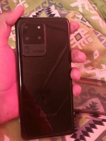 стиральный машына бу: Samsung Galaxy S20 Ultra, Колдонулган, 128 ГБ, түсү - Кара, 1 SIM, eSIM