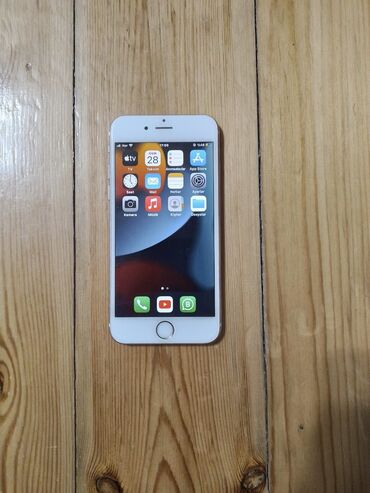 Apple iPhone: IPhone 6s, 32 GB, Natural Titanium, Barmaq izi