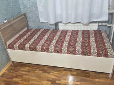 высокая кровать: Односпальная кровать, С подъемным механизмом, Без выдвижных ящиков, Азербайджан, Ламинат блестящий
