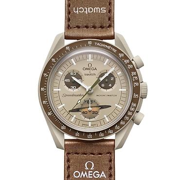 soft shell: Omega x Swatch Speedmaster MoonSwatch “Mission to Saturn” - Кварцевый — 1