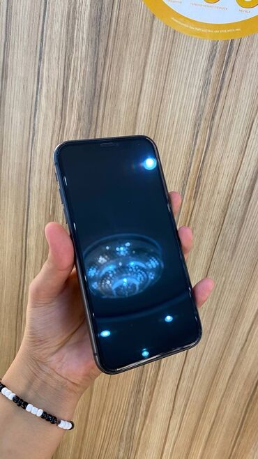новые айфоны: IPhone 11, 128 ГБ, Black Titanium, Защитное стекло, Чехол, 70 %