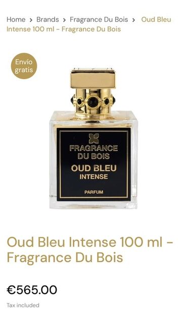 qənimət ətri: Fragrance Du Bois – Oud Vert Intense Parfum - Brend: Fragrance Du