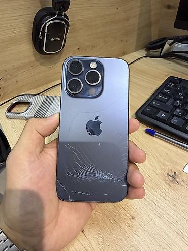 snapdragon x elite: IPhone 15 Pro, Б/у, 256 ГБ, Синий, Чехол, 79 % — 3