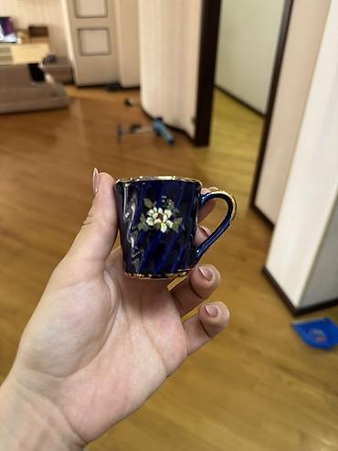 Кухонные принадлежности: Кофейный набор, цвет - Синий, Керамика, 6 персон — 3