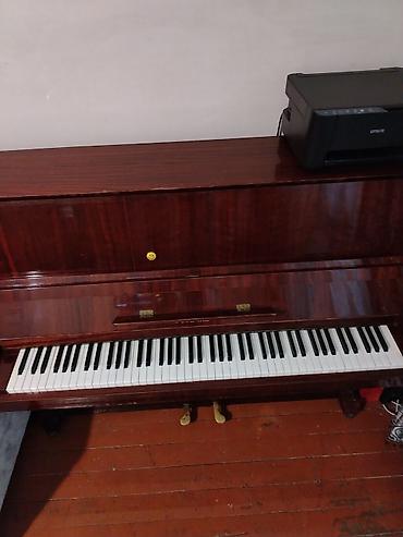 elektron pianolar: Akkustik vertikal piano –Kuban klassik qəhvəyi cilalı korpus, 88 — 5