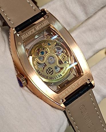 das sekilleri: Franck Muller Skeleton Tonneau saatları Xüsusiyyətlər: - Korpus — 9