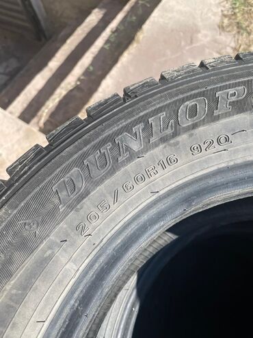 Шины: Шины 205 / 60 / R 16, Зима, Б/у, Комплект, Легковые, Япония, Dunlop